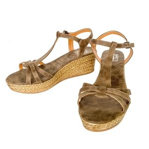 Espadrille Wedge Taupe Sandal